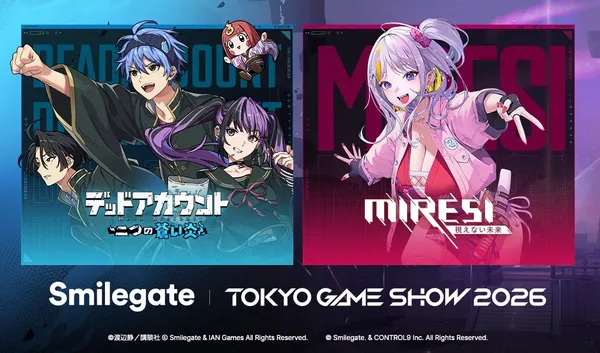 スマイルゲート、『MIRESI：視えない未来』『デッドアカウント～二つの蒼い炎～』を東京ゲームショウ2026に出展！