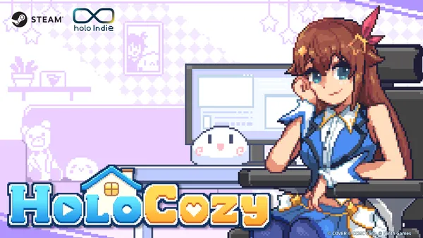 「holo Indie」より、ときのそらと3期生が登場するデスクトップ常駐型ゲーム『HoloCozy』のSteamストアページを公開！