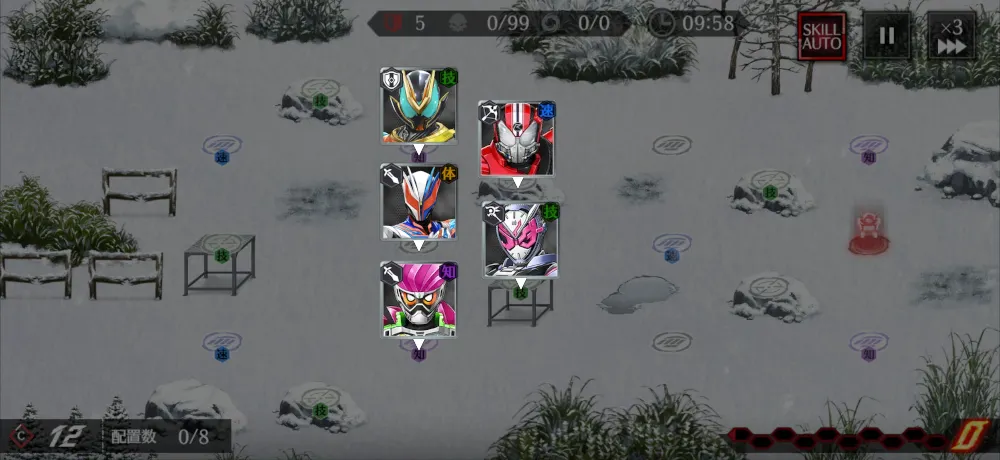 ルーレットイベント特別編_難易度3_編成例_ライD