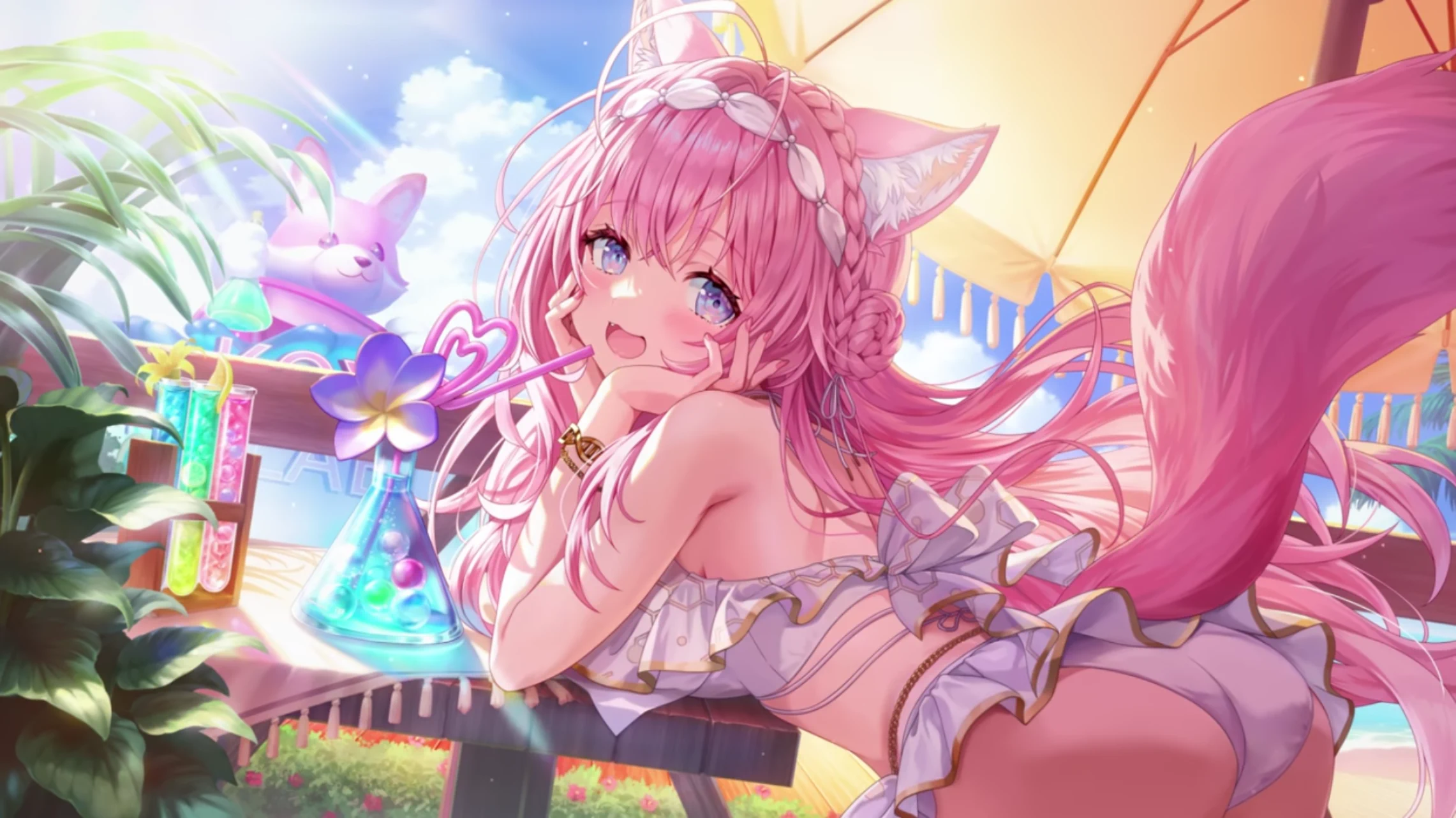 振り向きざまのaventure 博衣こよりの衣装イラスト
