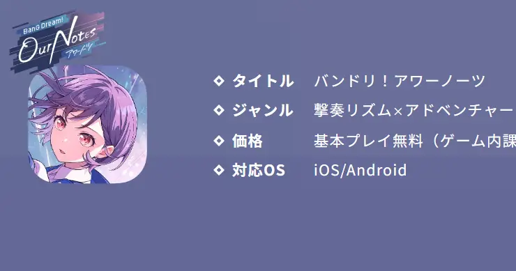 アワーノーツ_必要容量と対応機種まとめ