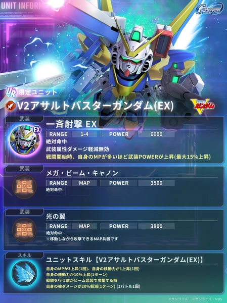 Gジェネ_V2アサルトバスター_性能