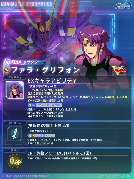 Gジェネ_ファラ・グリフォン_性能