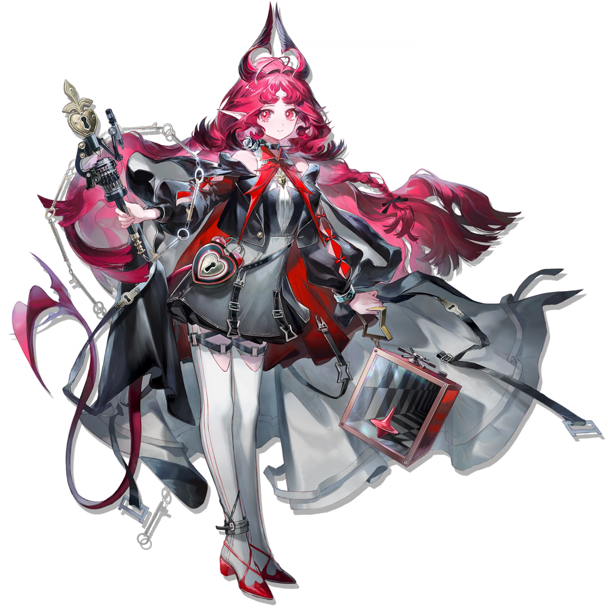 アークナイツ_ニンフ_昇進1立ち絵