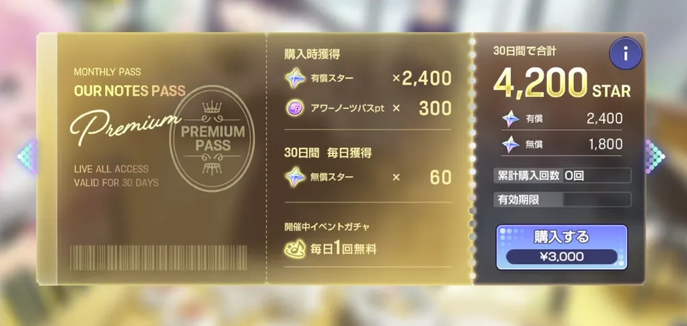 Premiumはスターを多く集めたい人向け