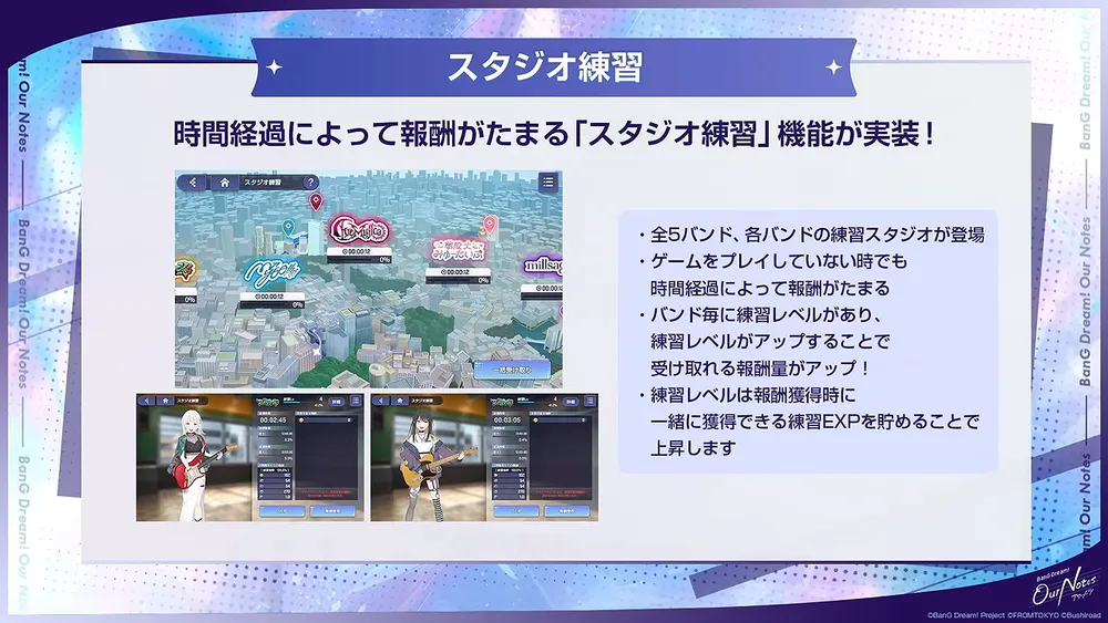 スタジオ練習