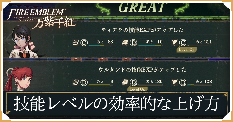 FE万紫千紅_技能レベルの効率的な上げ方_アイキャッチ