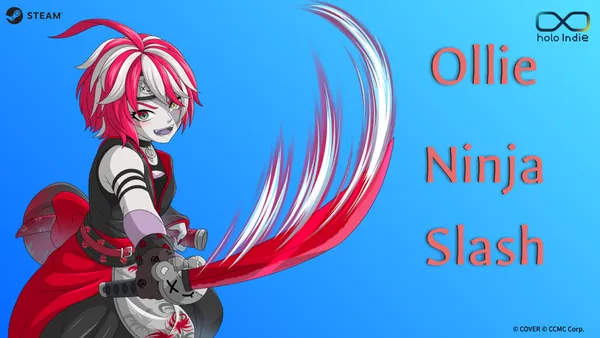 「holo Indie」新作『Ollie Ninja Slash』Steamにて販売開始！