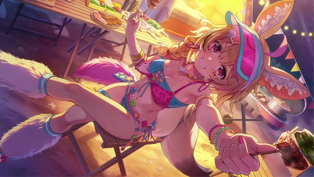 水着ポルカ_イラスト