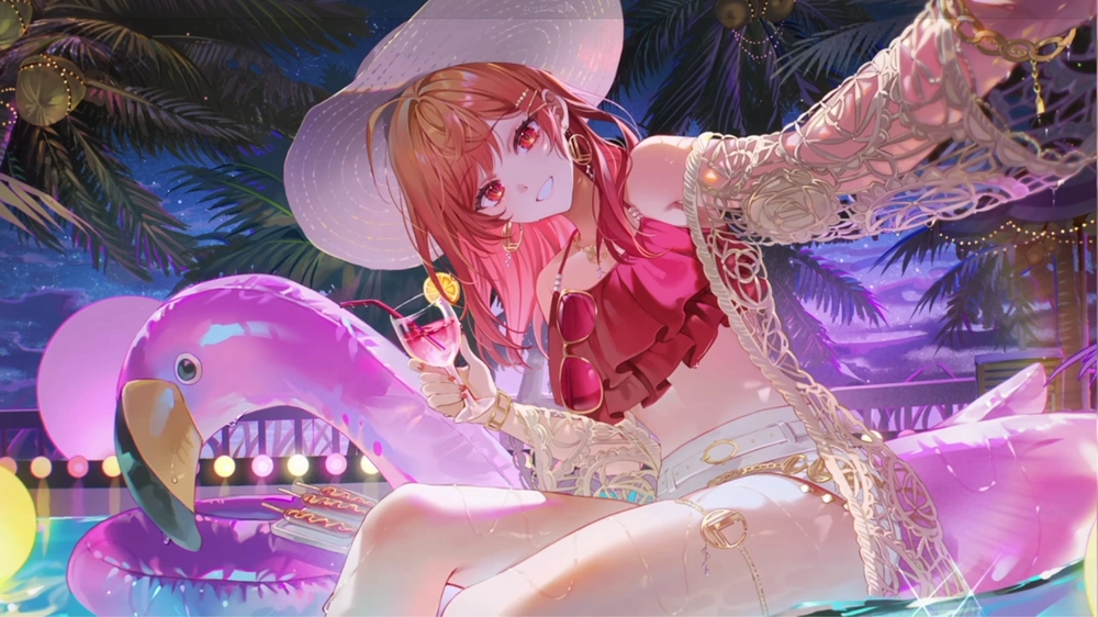 夏夜を彩るBrilliant Smile 一条莉々華の衣装イラスト