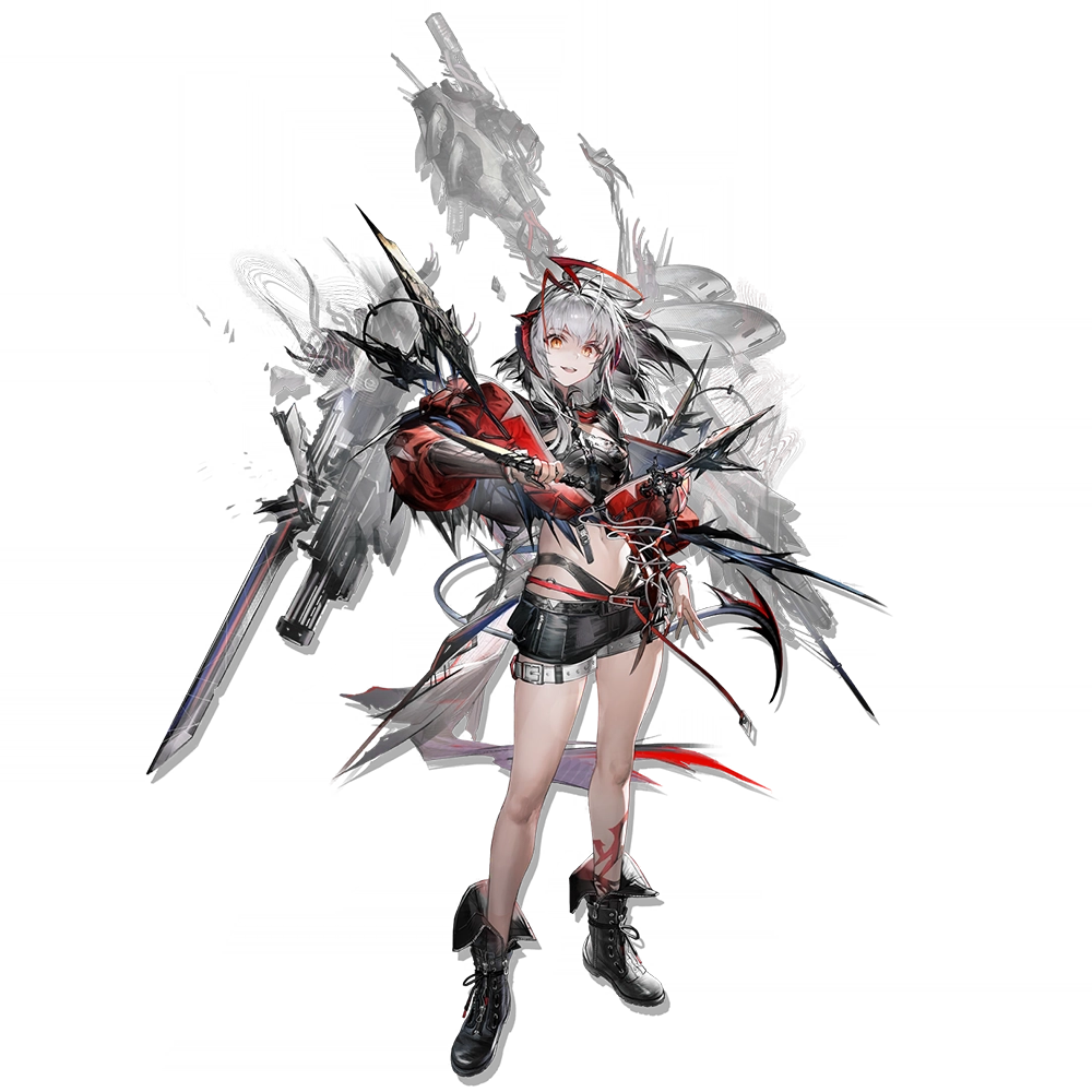 アークナイツ_ウィシャデル_昇進1立ち絵