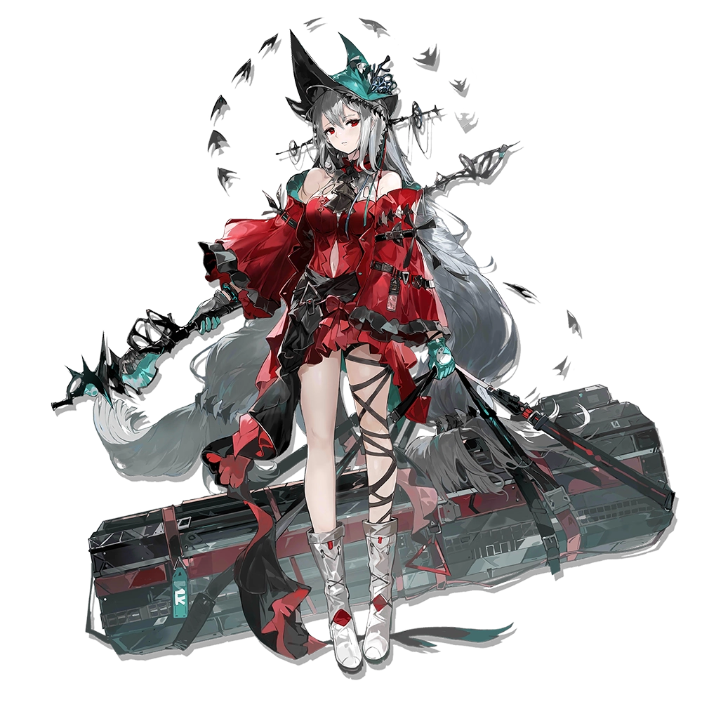 アークナイツ_濁心スカジ_昇進1立ち絵