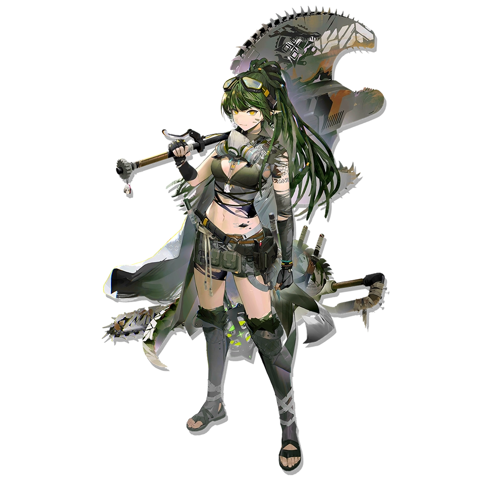 アークナイツ_百錬ガヴィル_昇進1立ち絵