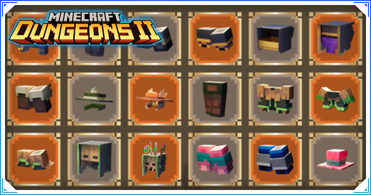 マイクラダンジョンズ2_防具_バナー