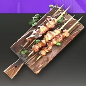肉の串焼き