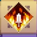 マイクラダンジョンズ2_ファイアアスペクト_アイコン