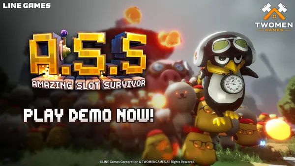 LINE Games、PC新作ゲーム『Amazing Slot Survivor』のデモ版をSteamにて公開!