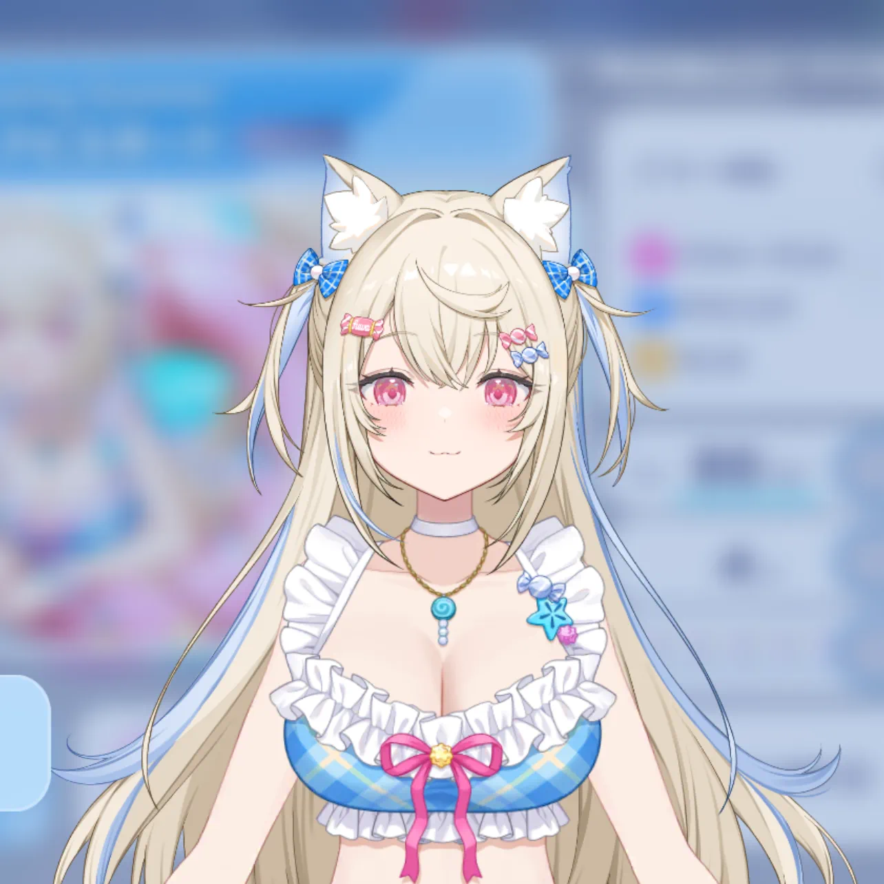 フワワのFlowing Summer フワワ・アビスガードの衣装3Dモデル