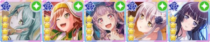 バンドリ_20210531最強バンド_ピュアロゼリア